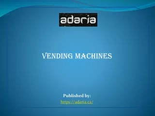 vending machines