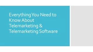 everything you need to know about telemarketing telemarketing software