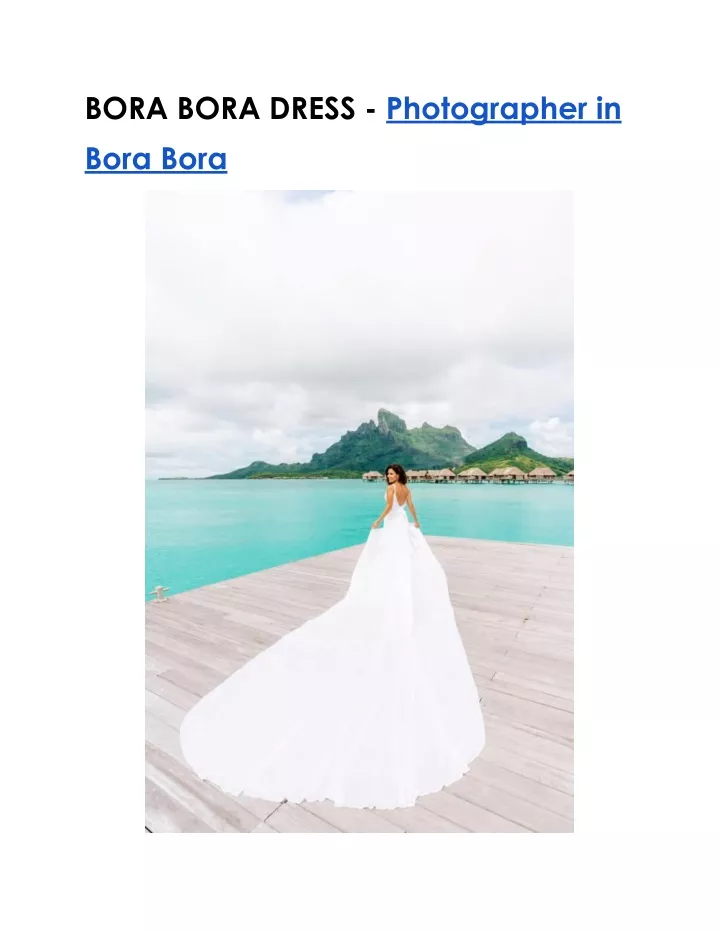 bora bora dress photographer in bora bora