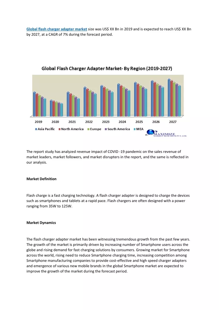 global flash charger adapter market size