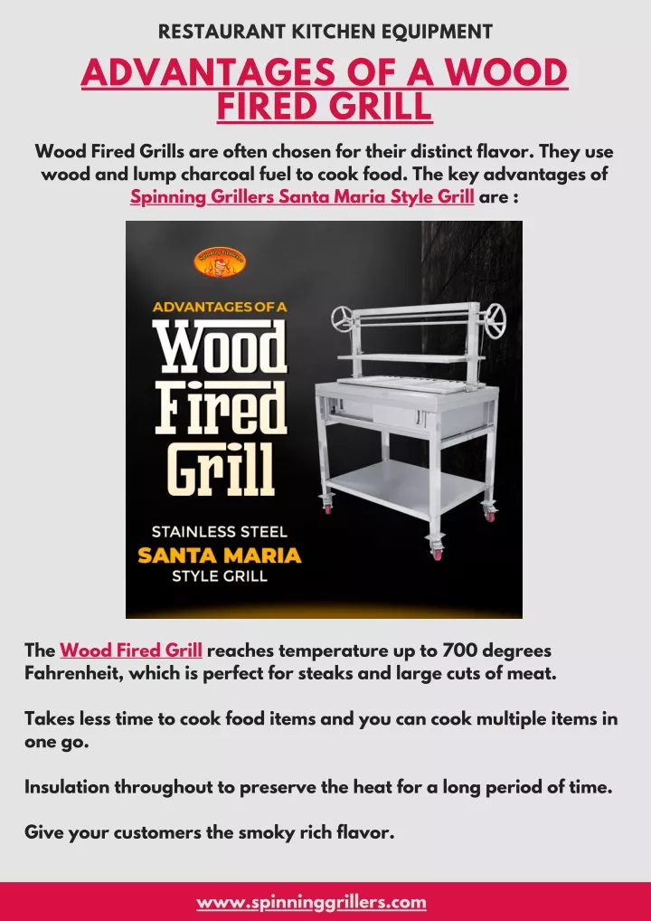 restaurant kitchen equipment advantages of a wood