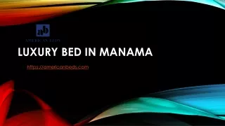 luxury bed in manama