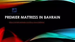 premier mattress in bahrain