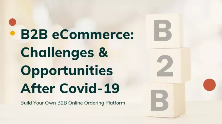 b2b ecommerce challenges opportunities after