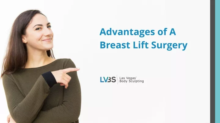 advantages of a breast lift surgery