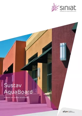 Sustav Aquaboard Katalog Siniat HR
