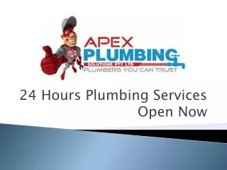 Apex Plumbing Services - 24 Hours Plumbers in Sydney