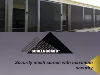 Screen Guard - Security Mesh Screen Door