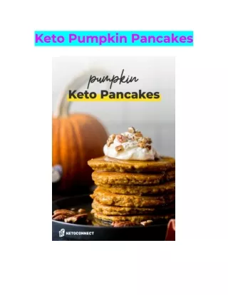 keto pumpkin pancakes