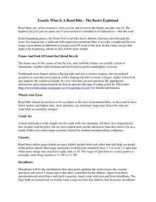 exactly what is a road bike the basics explained