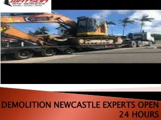 Watson Site Services - Demolition Newcastle