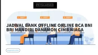 Jadwal Bank Online