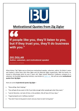 motivational quotes from zig ziglar