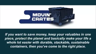 Moving Container Dallas - Movin' Crates