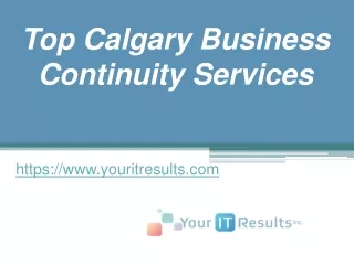 top calgary business continuity services