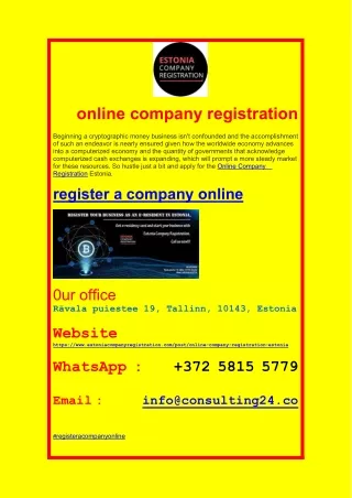 register a company online