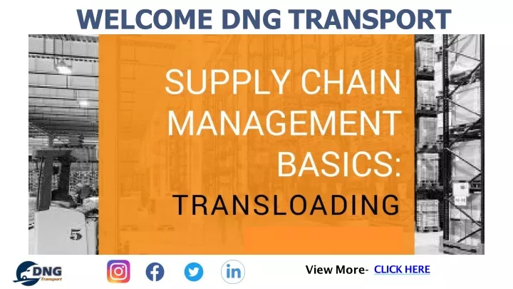 welcome dng transport