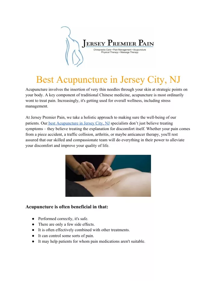 best acupuncture in jersey city nj acupuncture