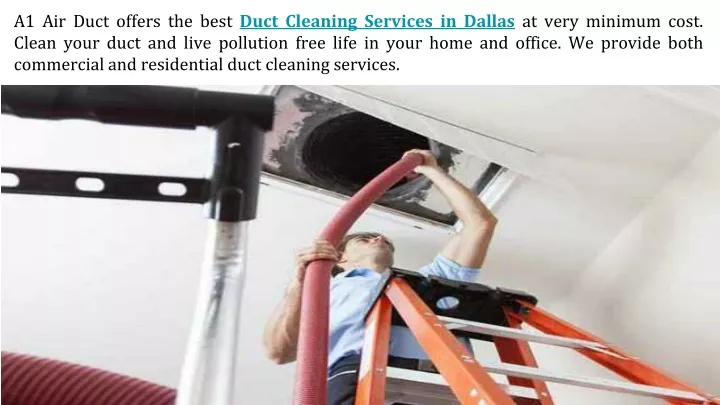 a1 air duct offers the best duct cleaning