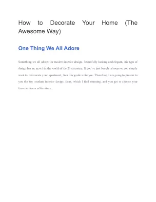 how awesome way