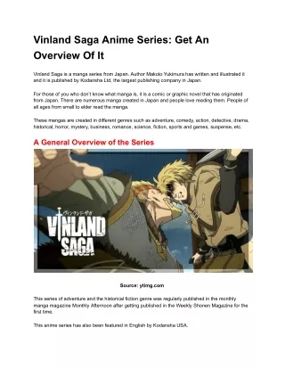 Vinland Saga Anime Series