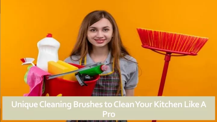 unique cleaning brushes to clean your kitchen like a pro