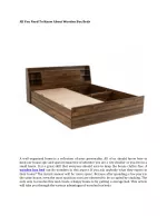 All You Need To Know About Wooden Box Beds