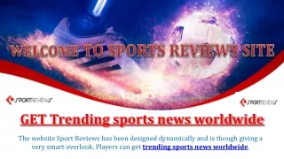 Get Trending Sports News worldwide - sportreviews.com
