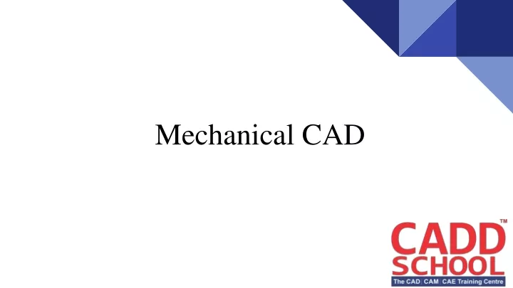 mechanical cad