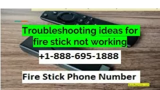 Troubleshoot fire stick problems