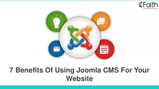 7 benefits of using joomla cms for your website
