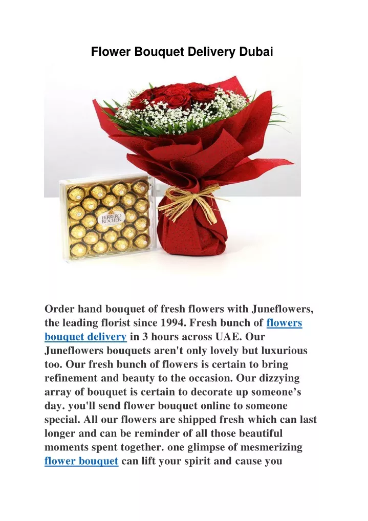 flower bouquet delivery dubai