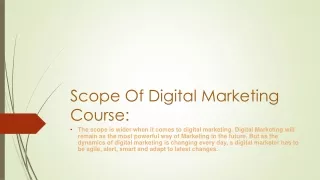 Digitial Marketing Course in Delhi