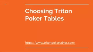 Triton Poker Tables - Premium Folding Table