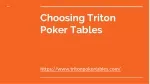 Triton Poker Tables - Premium Folding Table - slide 1