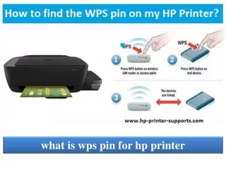 how to find the wps pin on my hp printer