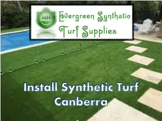 install synthetic turf canberra