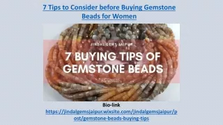 7 tips to consider before buying gemstone beads