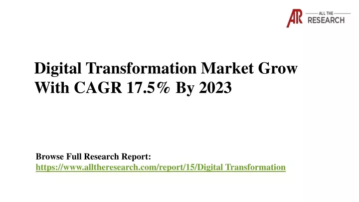 digital transformation market grow with cagr