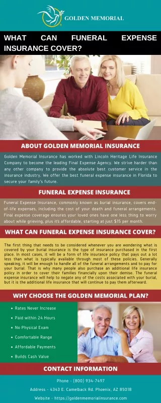 What Can Funeral Expense Insurance Cover?