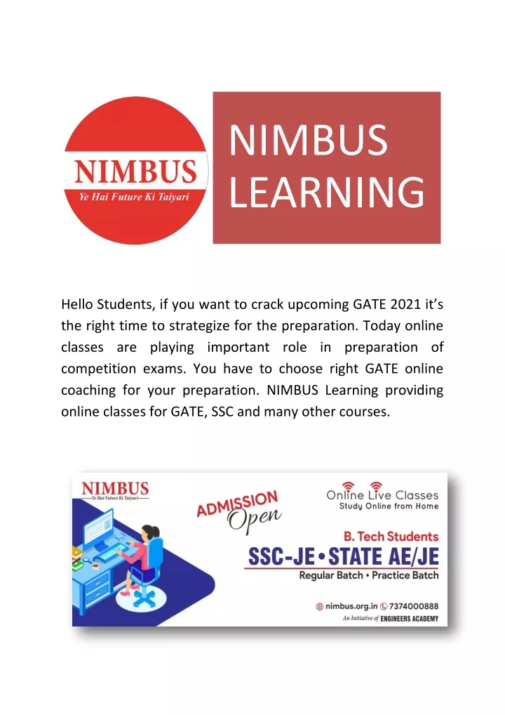 nimbus learning