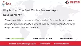 Is Java the Best Choice for Web App Development? Expert View!