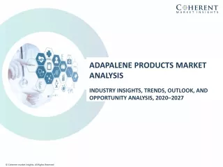 Adapalene Products Market Size, Trends, Shares, Insights and Forecast – 2020-2027