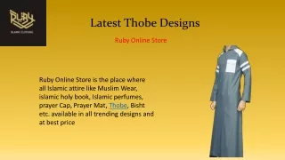 Latest Thobe Designs