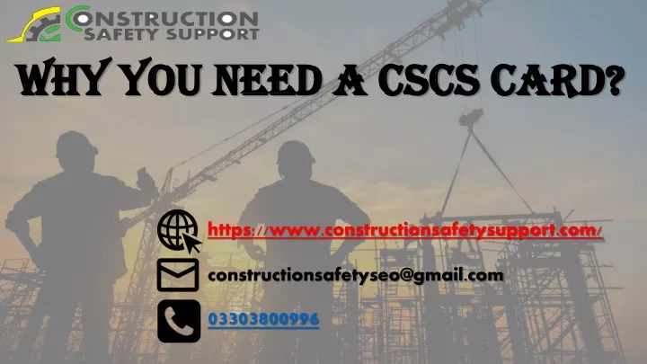 why you need a cscs card
