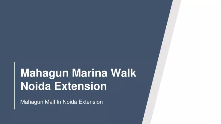 mahagun marina walk noida extension