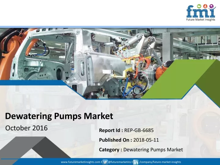 dewatering pumps market october 2016
