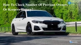 How can i check how many previous owners a car has had?