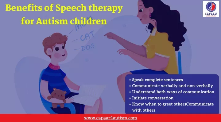 benefits of speech therapy for autism children