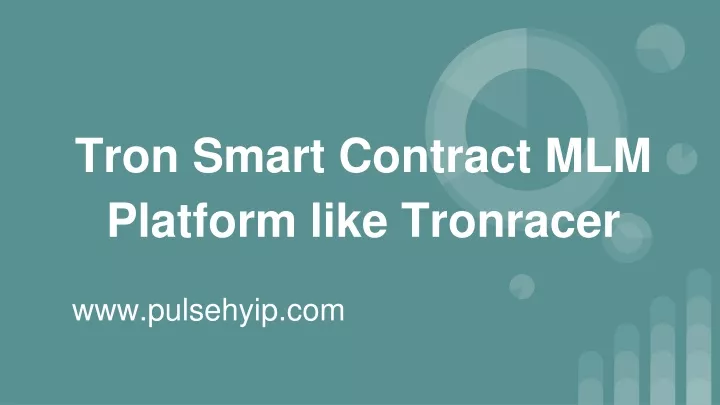 tron smart contract mlm platform like tronracer